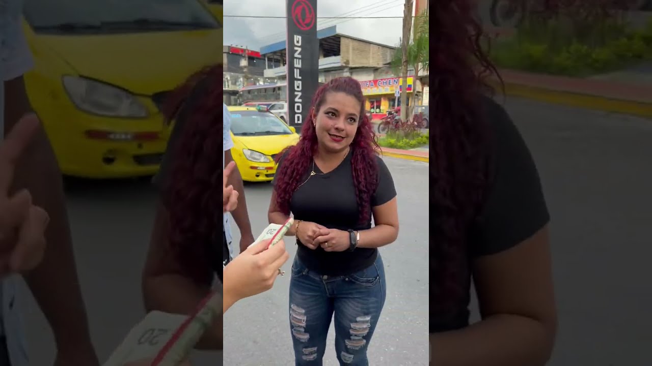 Millonaria regala dinero a chico, por un minuto en el paraiso con su novia.💰