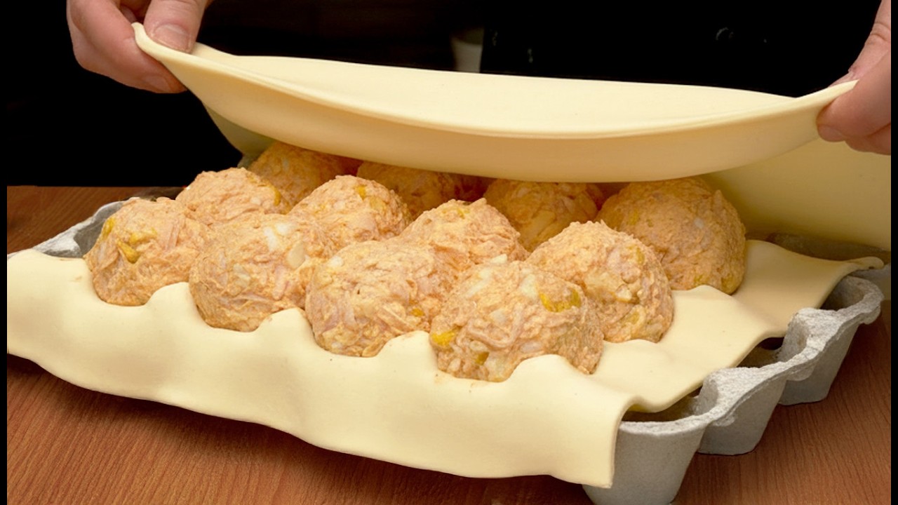 Sie haben Blätterteig? Ich habe all meinen Freunden gezeigt, wie man diesen Snack macht!NEUE IDEE