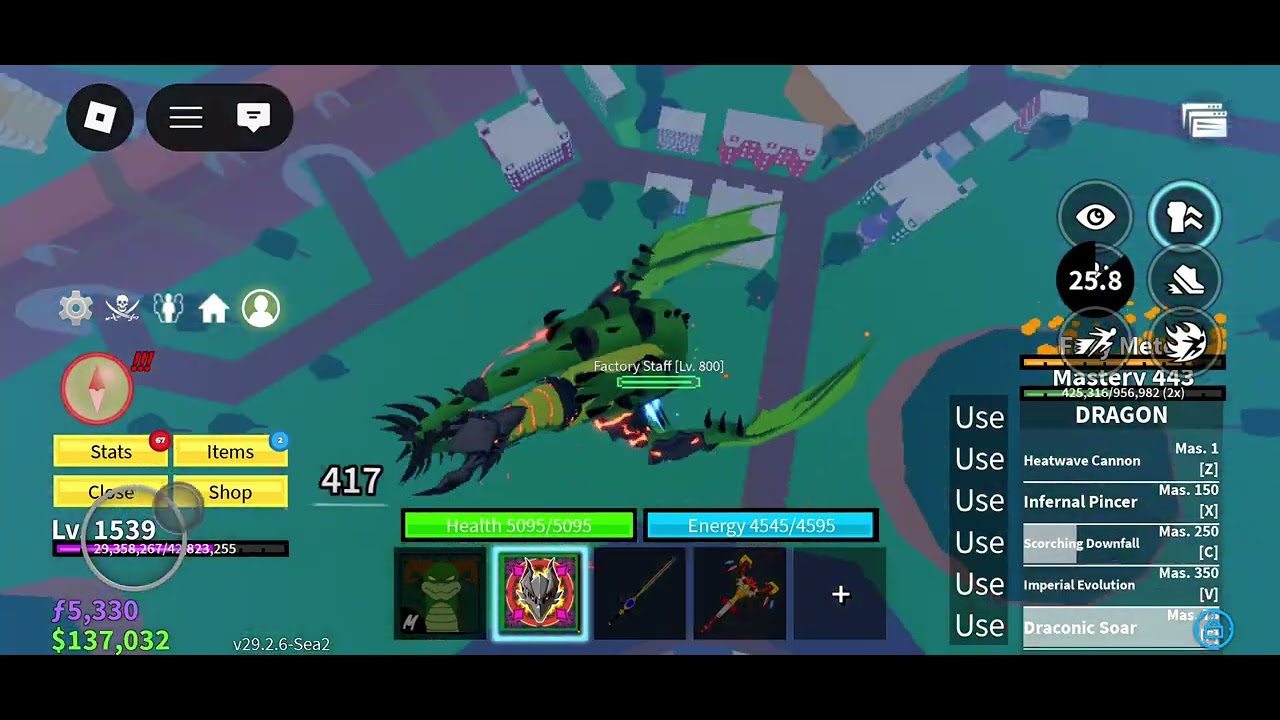 Blox fruit showcase my account 