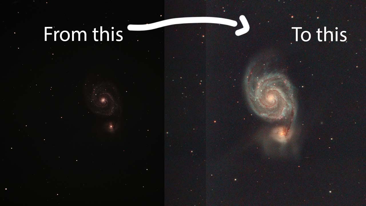 Astrophotography OSC processing tutorial using Siril and Photoshop