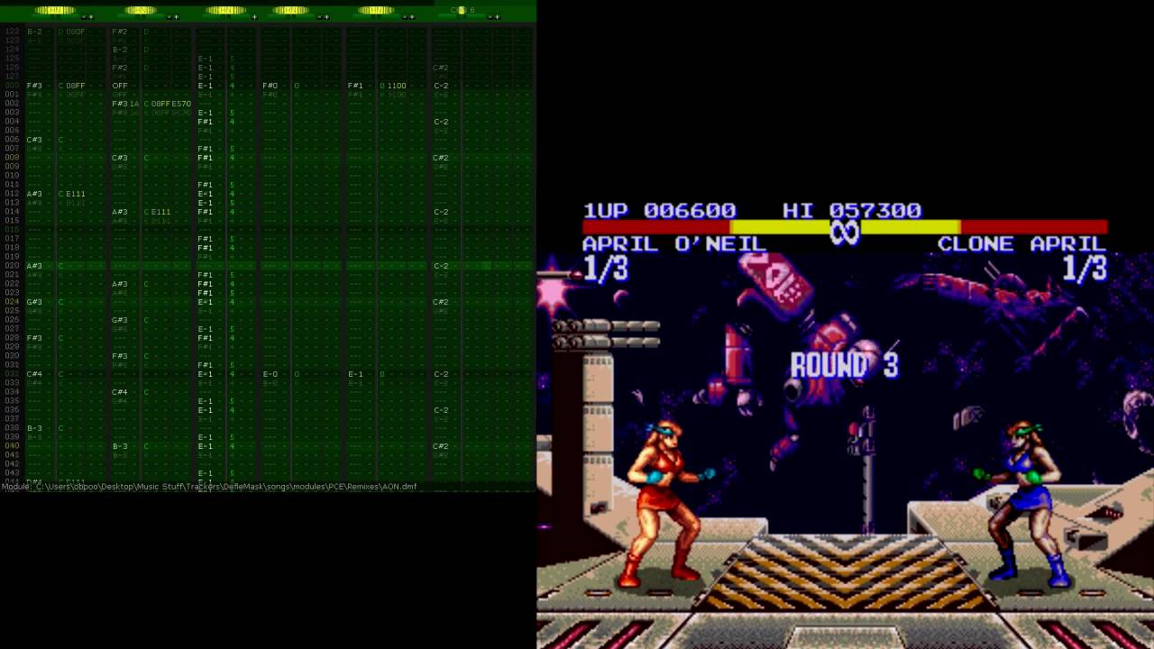 April O Neill - TMNT: Tournament Fighters (Genesis) | PC Engine Remix