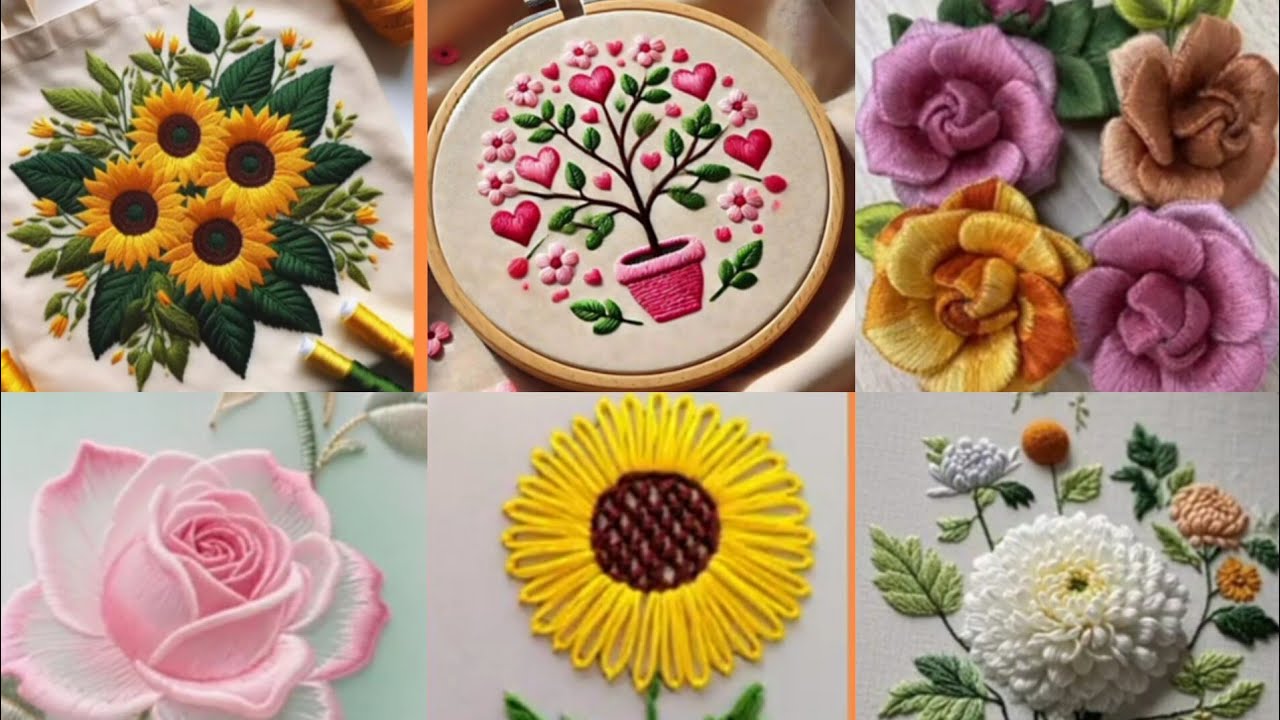 New latest embroidery design 💞