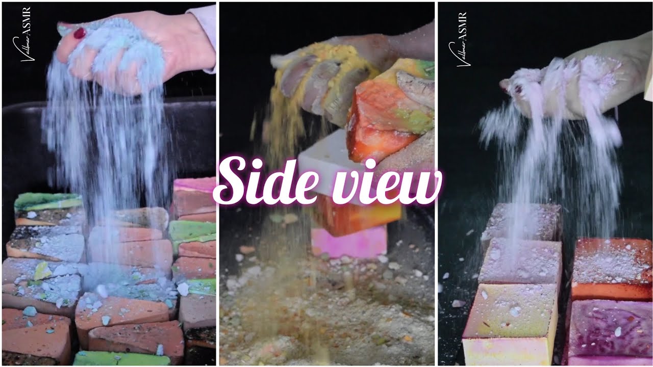 3 in 1 ♥ Side view mini compilation ♥  Satisfying gym chalk ASMR