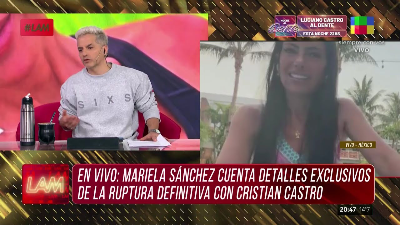 💔Mariela Sánchez NUEVAMENTE SEPARADA DE CRISTIAN CASTRO: 