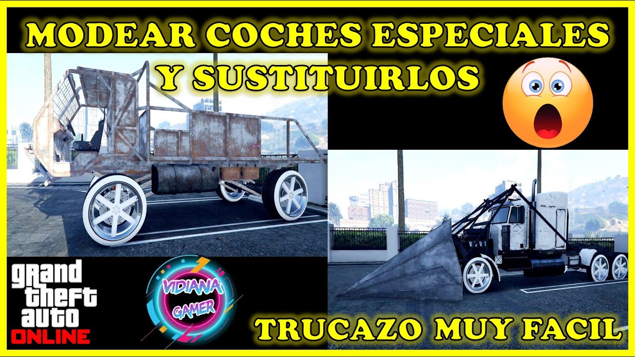💥✔MODEAR COCHES ESPECIALES WASTELANDER, BOXBILLE, PHANTON WEDGE Y SUSTITUIRLOS GTAV ONLINE✔💥
