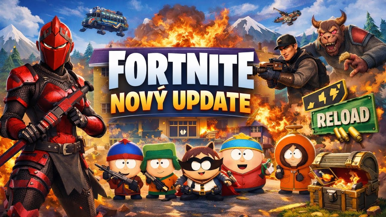 Noví update ve Fortnite a mega dobré smg 