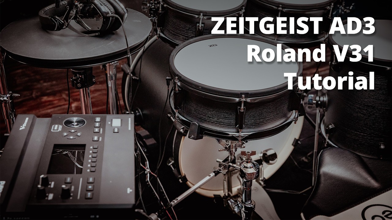 Roland V31 + Zeitgeist Shell Sets | A Powerful & Flexible Electronic Drum Solution #edrums