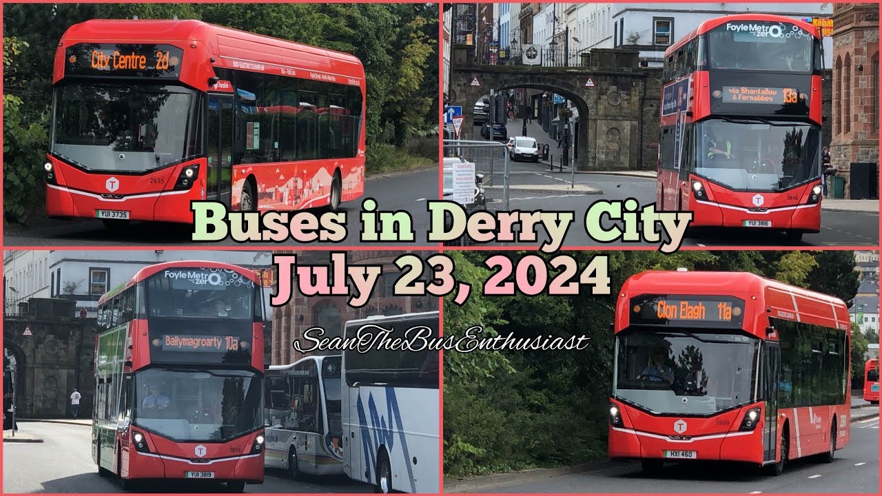 Buses in Derry City | July 23, 2024