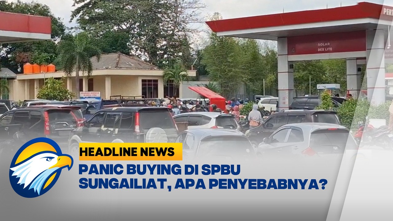 [HEADLINE NEWS, 05/03] Warga Antre Panjang di SPBU Karena Khawatiran Pasokan BBM Terbatas