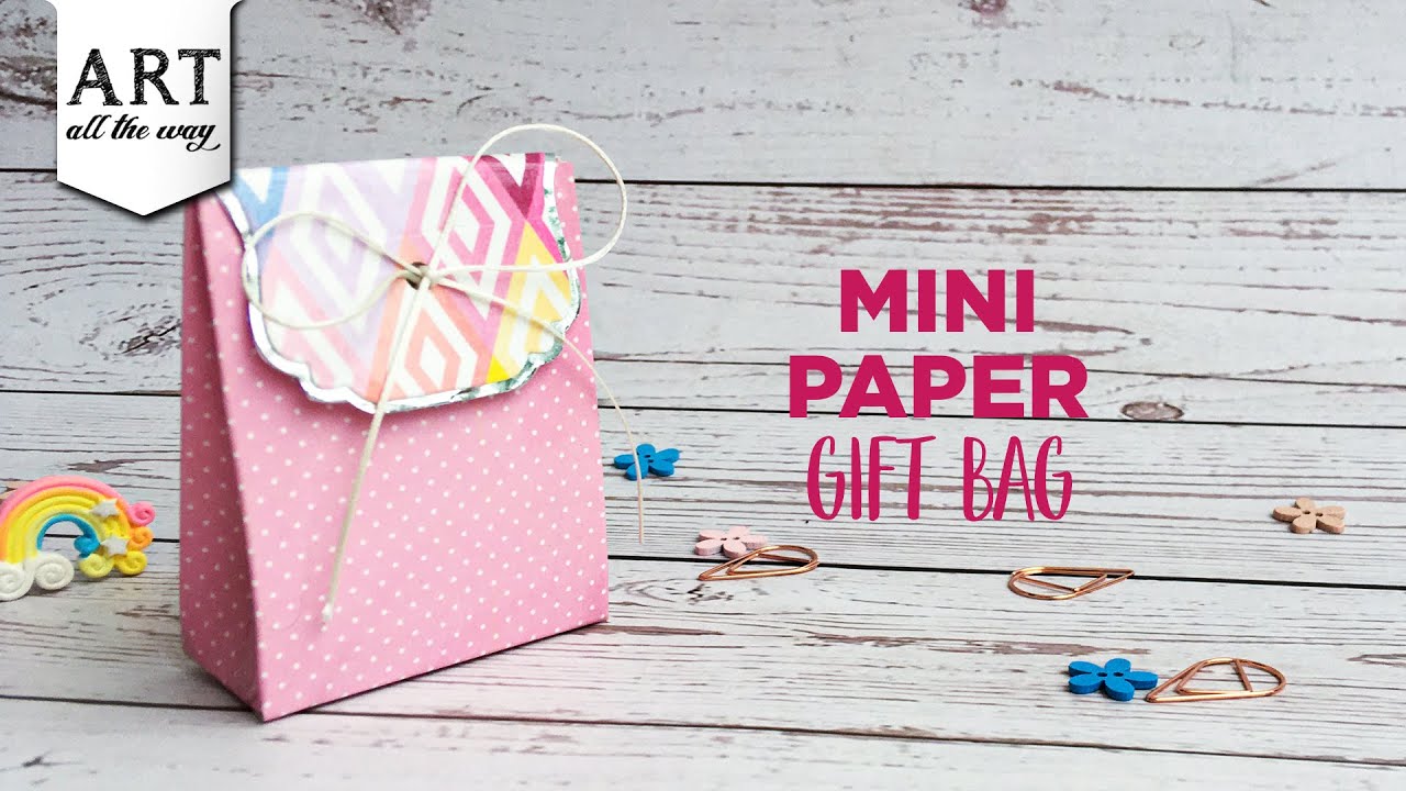 Mini Paper Gift Bag | DIY Personalized Gifts | Party Favor Ideas | Creative Birthday Gifts | Easy