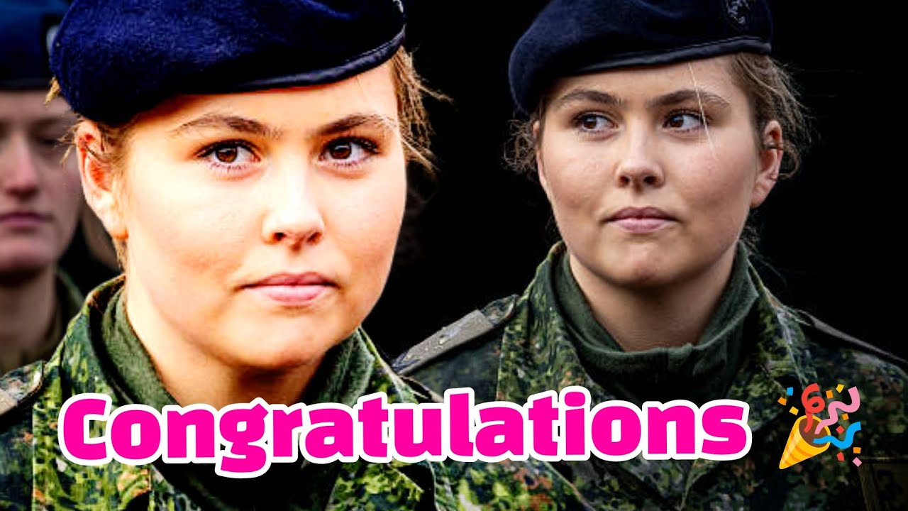 Netherlands: Princess Catharina-Amalia Completes Military Training