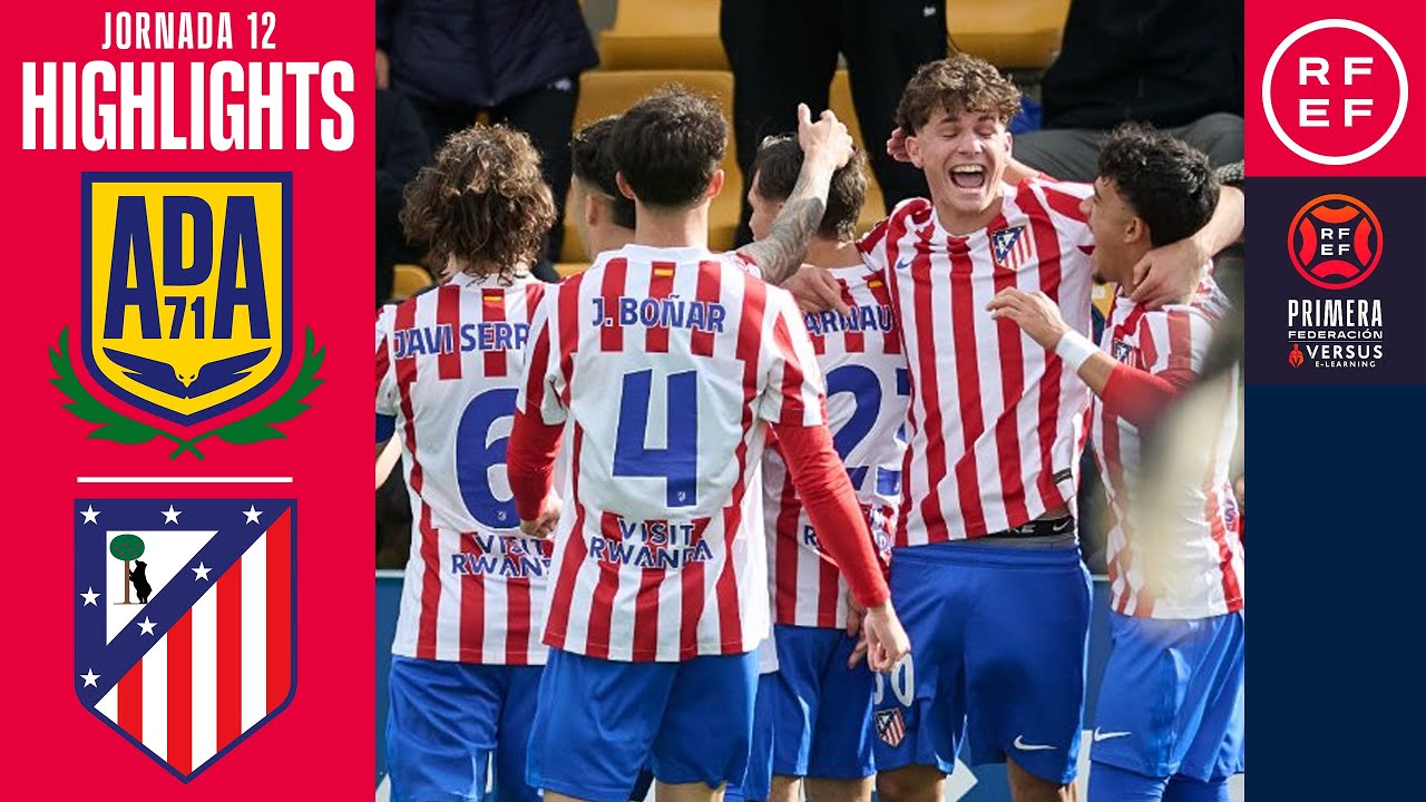 Resumen #PrimeraFederaci&oacute;n | AD Alcorc&oacute;n 0-1 Atl Madrile&ntilde;o | Jornada 12 | Temporada 2025/26