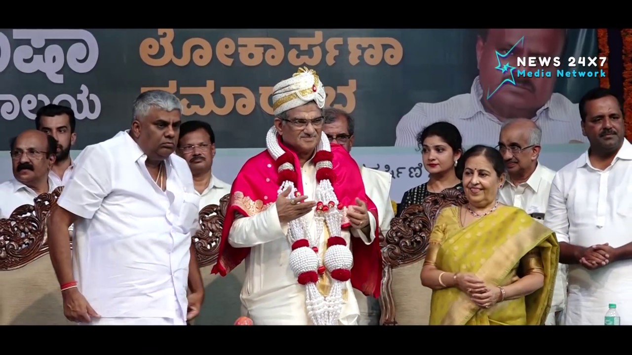 Dharmasthala Pattabhisheka Sarvajanika Sammana.. to Dharmadhikary Dr. D. Veerendra Heggade..