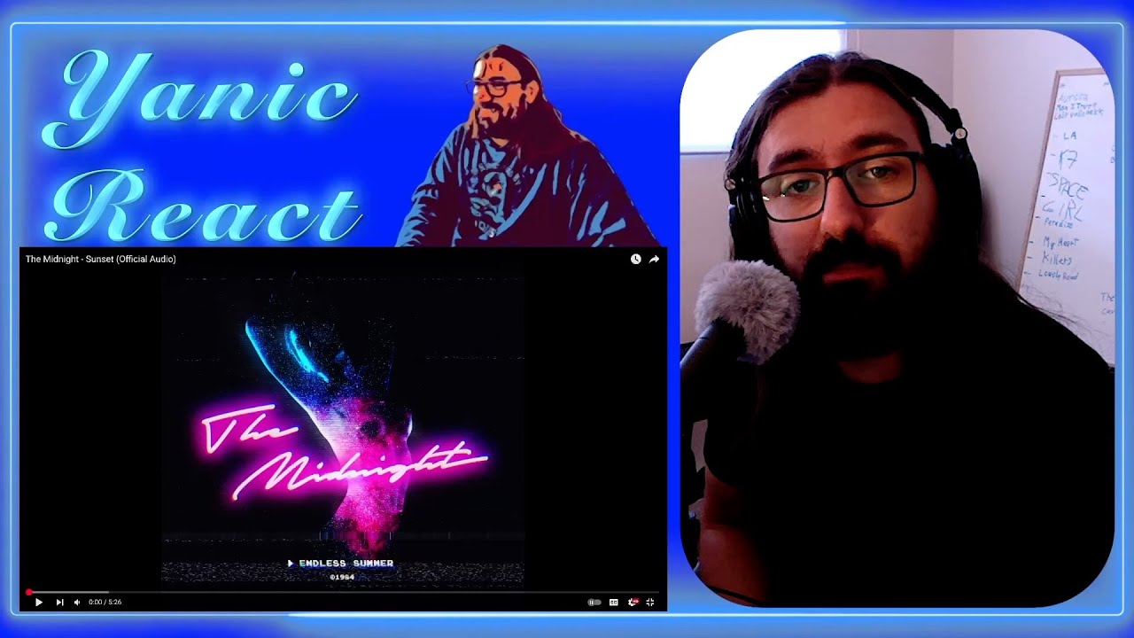 Canadian Musician react to Sunset from The Midnight