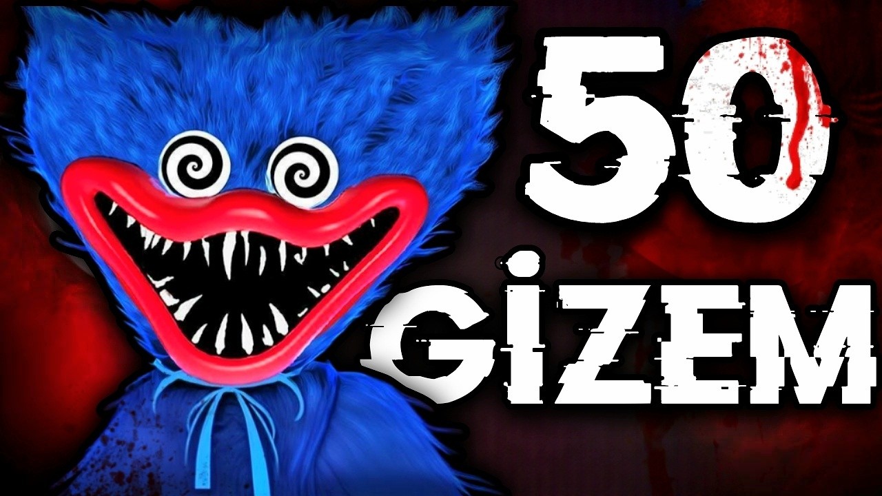 50 KORKUNÇ POPPY PLAYTİME GİZEMİ 😱