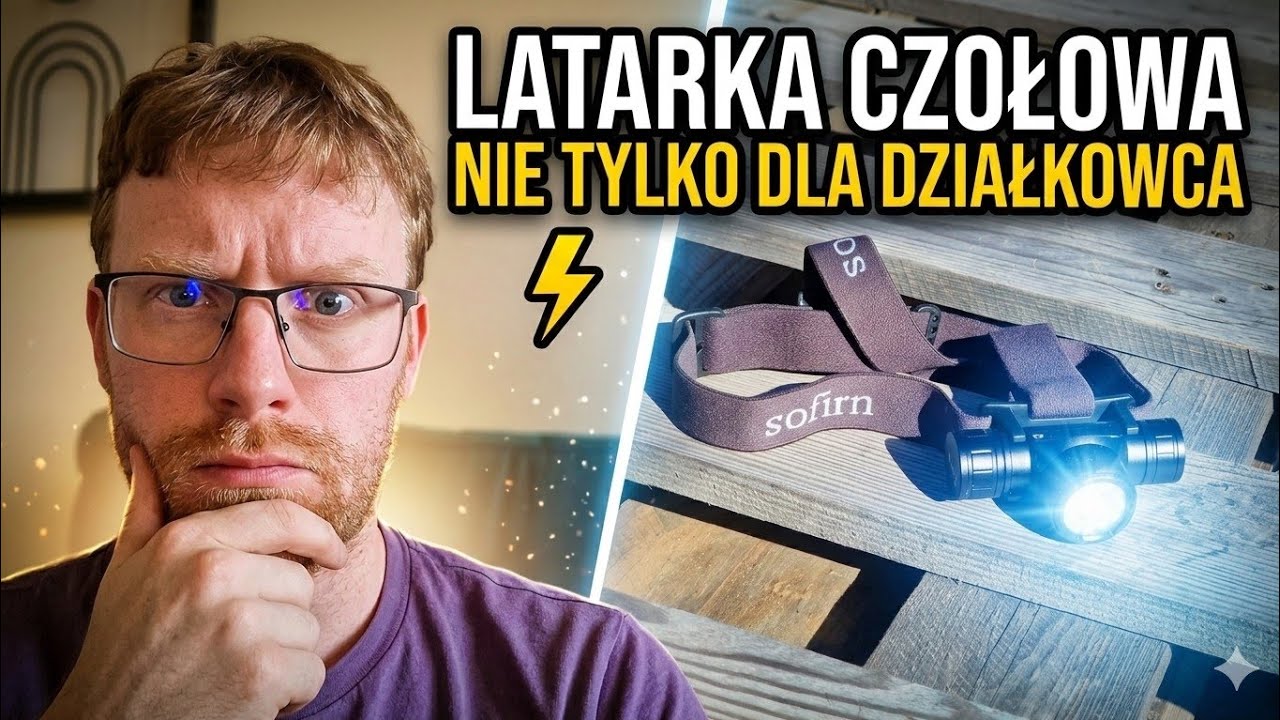 SOFIRN HS21 - test latarki czołowej w warunkach działkowych.
