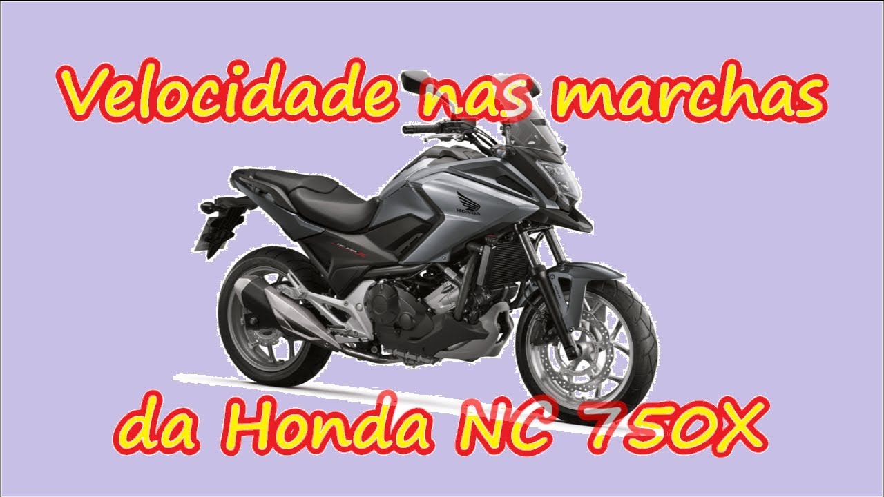 Velocidade nas marchas da Honda NC 750X
