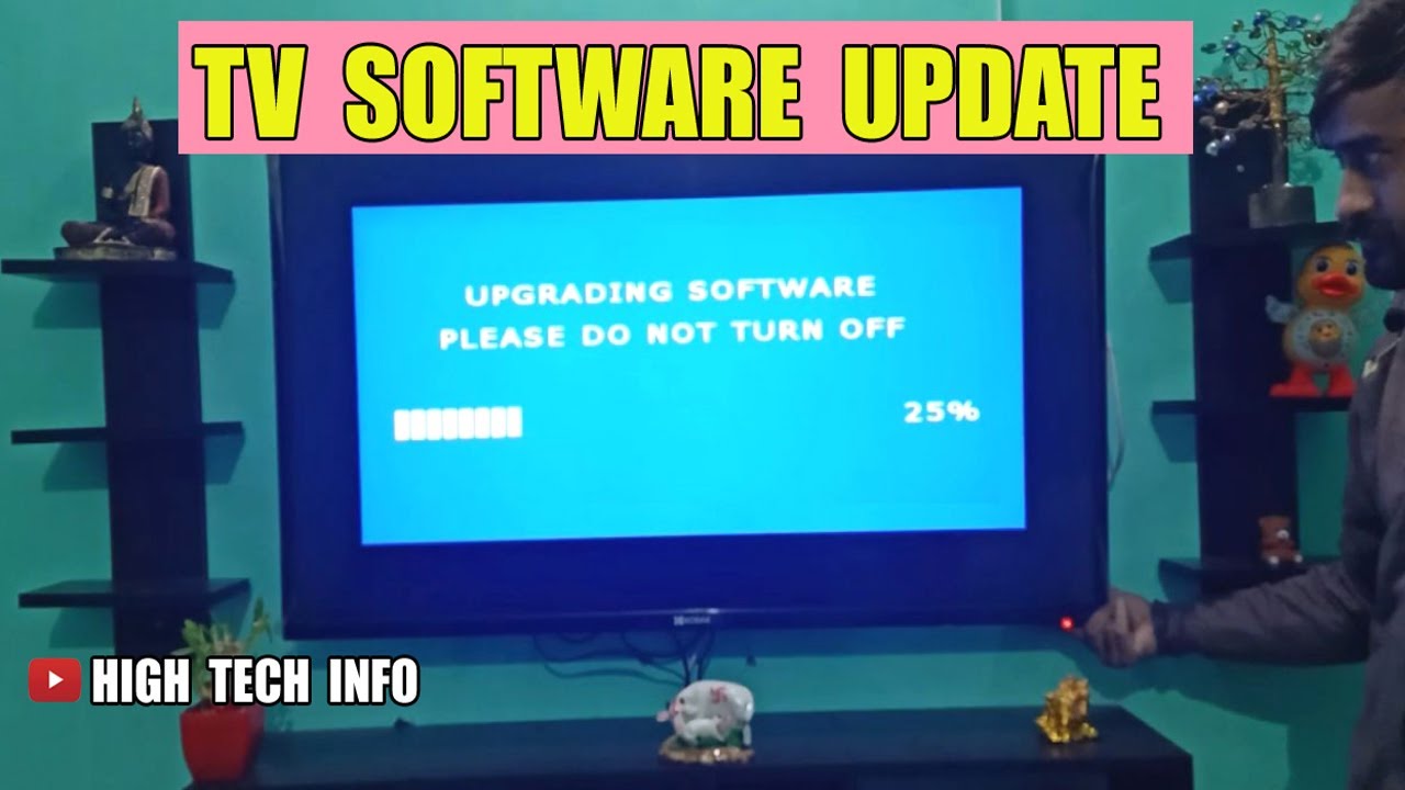HOW TO UPDATE / UPGRADE TV SOFTWARE - TV FIRMWARE UPDATE