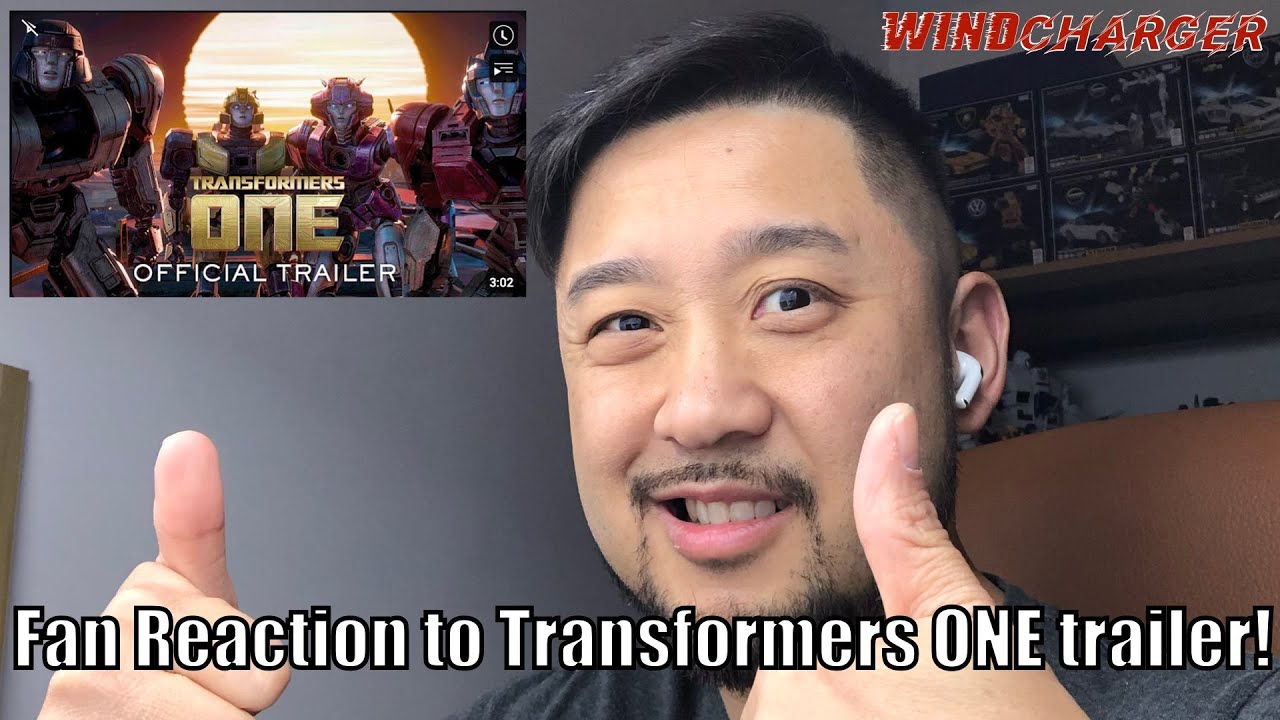 Fan Reaction to the Transformers ONE trailer