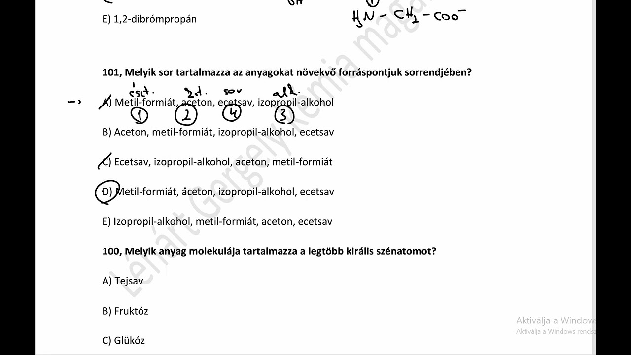 80. konzultációs alkalom (vegyes érettségi feladatok megoldása)