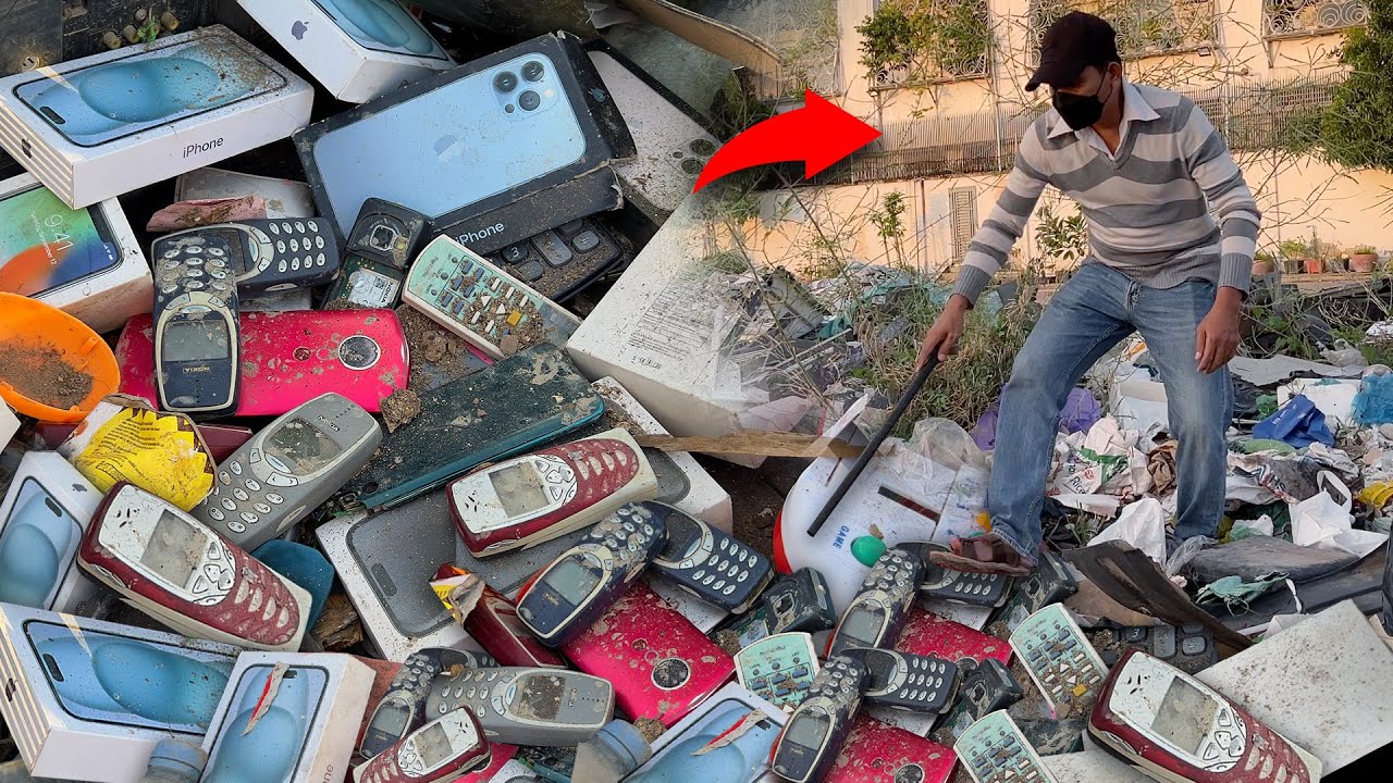 😱It A lots Of Old Broken Nokia Phone 25 Years Old & More..|| Restoration Abandoned Destroyed Phone