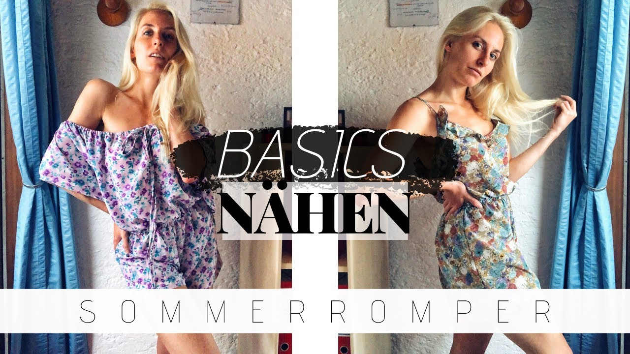 Romper selber machen | simple Kleiderschrank-BASICS nähen OHNE Schnittmuster