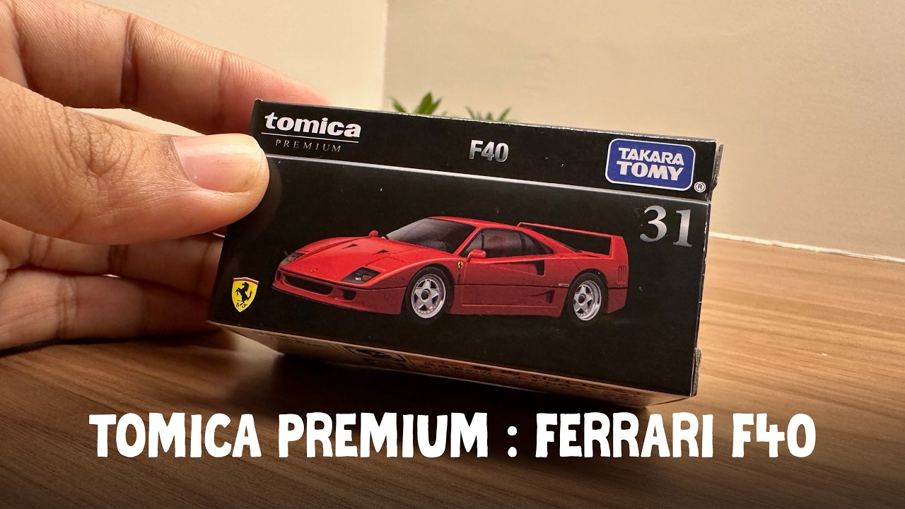 Tomica Premium : Ferrari F40 Unboxing