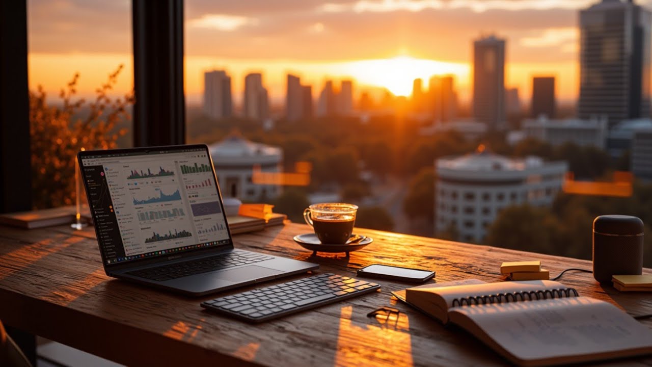 Work Jazz Playlist 🌇 Smooth Bossa Nova & Chill Jazz Music for Focus & Study