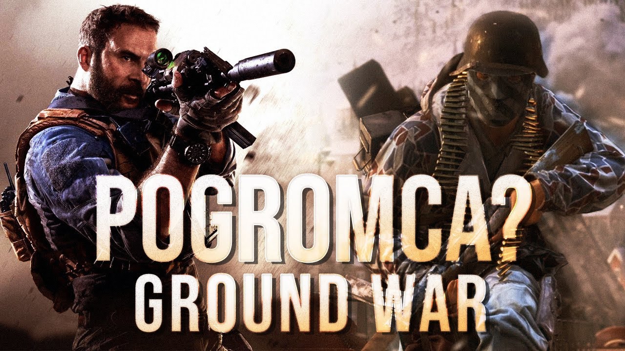 MODERN WARFARE POGROMCĄ BATTLEFIELDA? 🙃 64 osobowe Call of Duty - Ground War