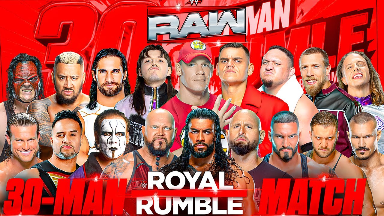 WWE 2K25 RAW Royal Rumble – БЕЗУМНЫЕ выбывания