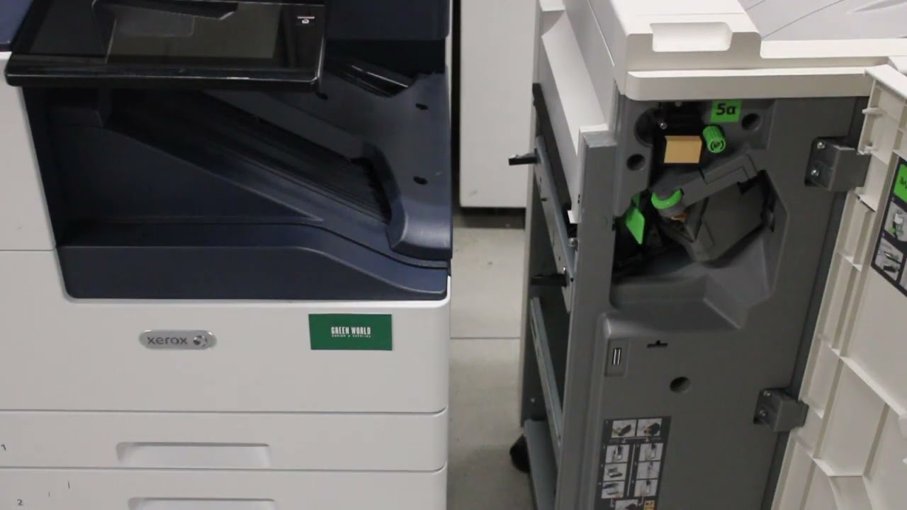 Xerox AltaLink B80xx Office Finisher Attachment (Part 1): Connecting the Finisher