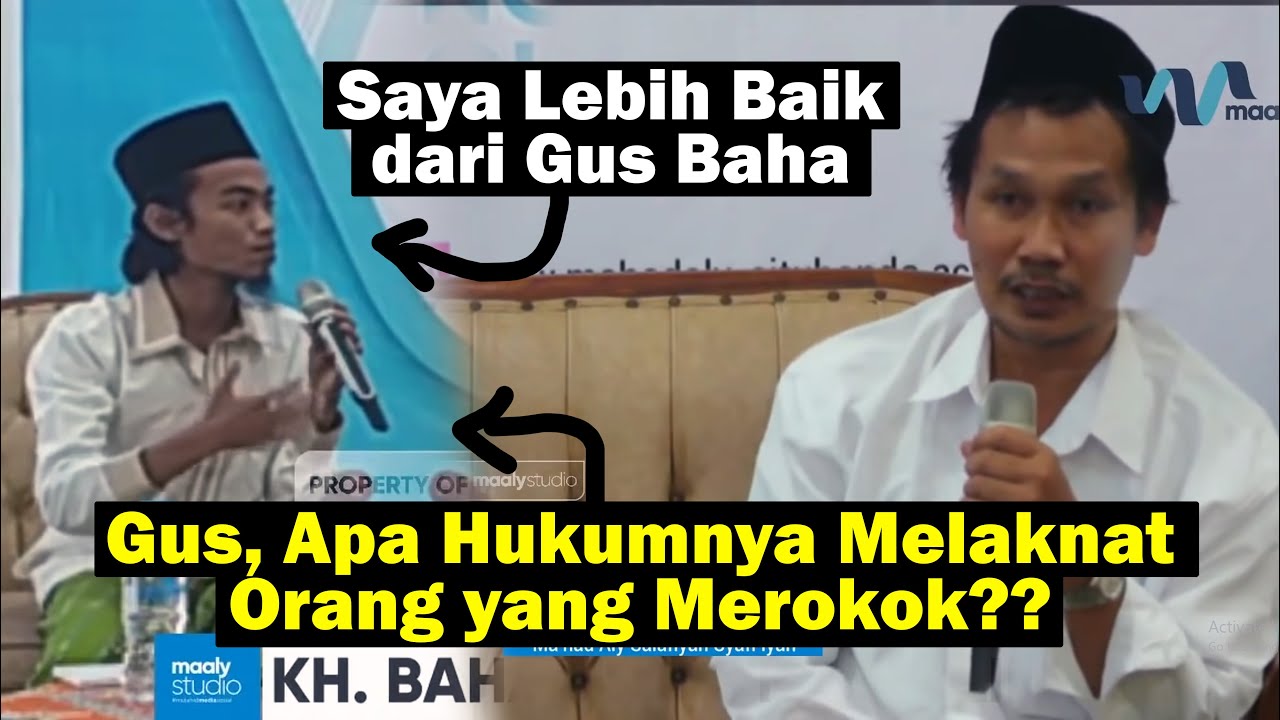 Gus Apa Hukumnya Melaknat Orang yang Merokok? | Gus Baha Menjawab