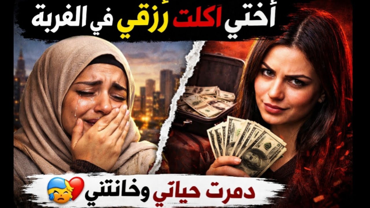 قصة حقيقية🥲 أختي أكلت رزقي في الغربة ودمّرت حياتي💔