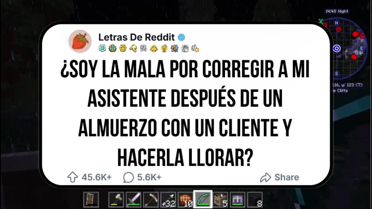 SOY LA MALA POR DECIRLE A MI ASISTENTE QUE NO DEBE COMER MUCHO CUANDO ESTEMOS CON UN CLIENTE 