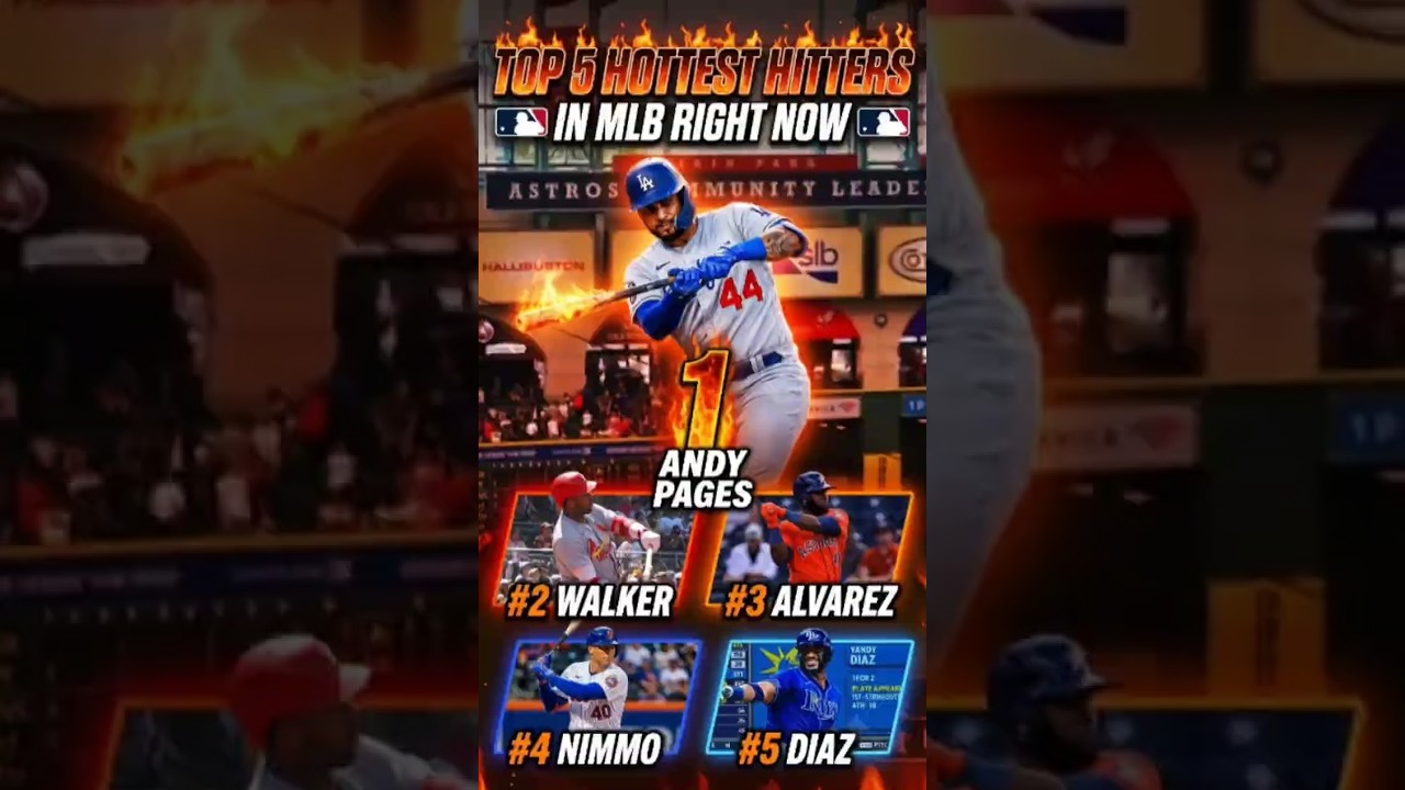 5 MLB Players You Can't Stop Watching Right Now! #mlb #baseball