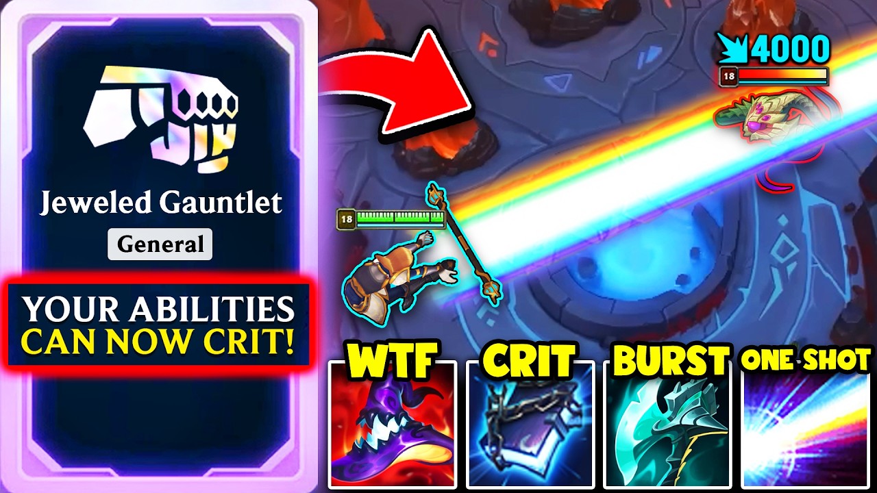 When Lux gets the PERFECT Augments in Arena Mode... (MY LASER CAN CRIT)