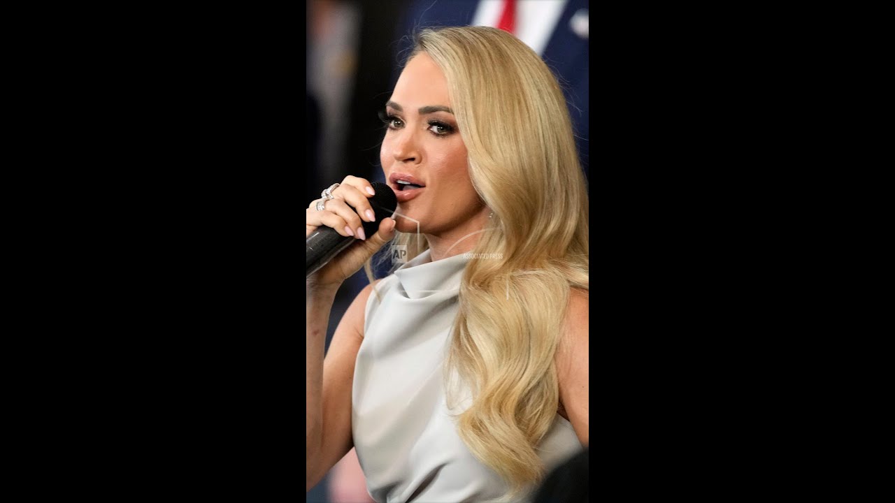 Carrie Underwood sings at Trump&rsquo;s inauguration