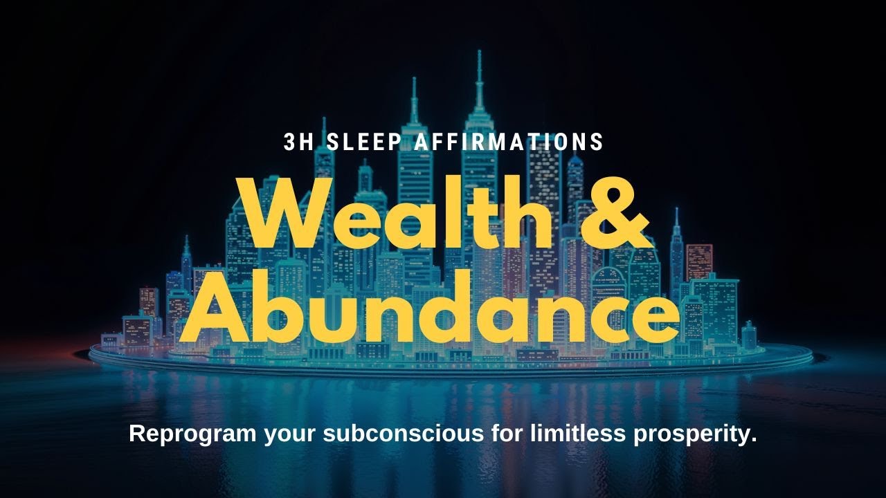 3 Hours of Wealth & Abundance Affirmations (While You Sleep) 💰 | Attract Money, Prosperity & Success