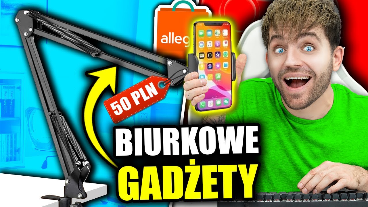 Najlepsze GADŻETY NA BIURKO z Allegro! *potrzebujesz ich*