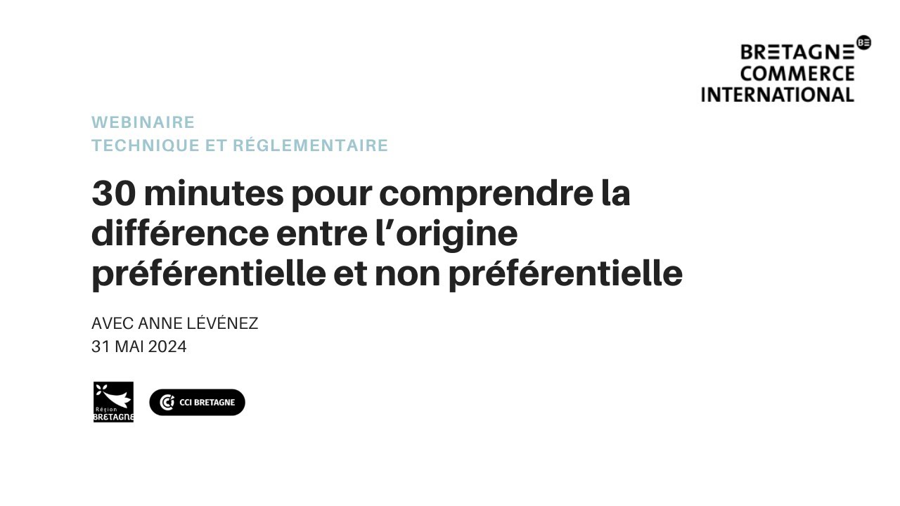 30 minutes pour comprendre la différence entre l’origine préférentielle et non préférentielle
