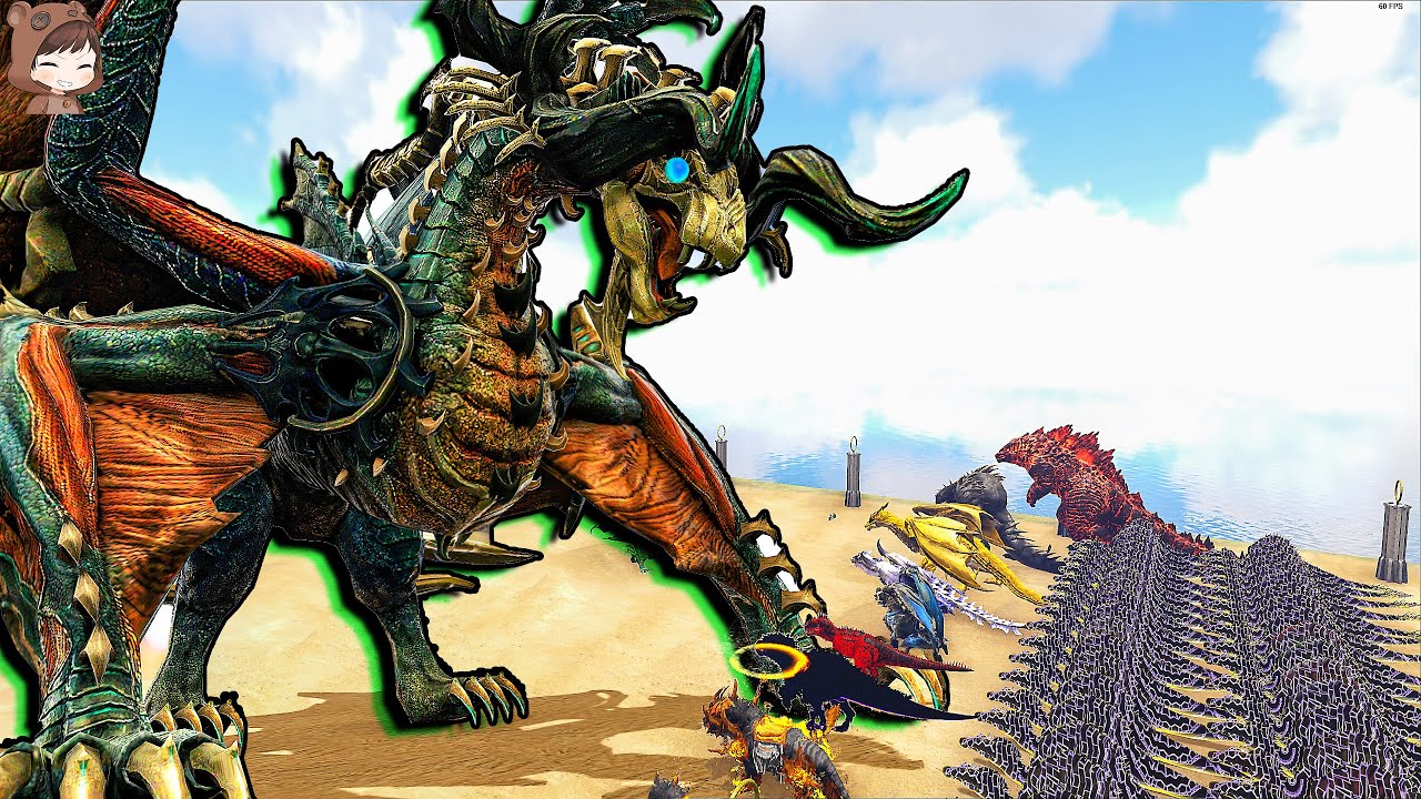 Amons VS Mod Dinosaurs | ARK Mod Battle Ep.425