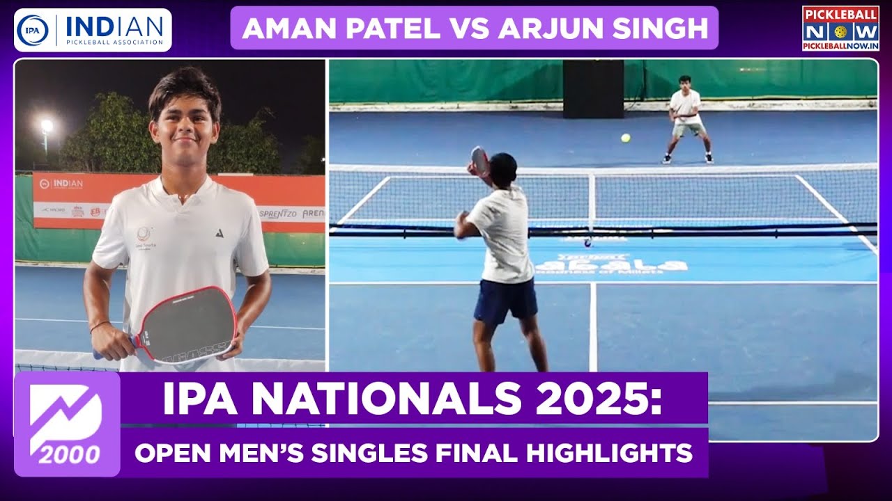 IPA Nationals 2025: Aman Patel vs Arjun Singh for the Crown! Open Men&rsquo;s Singles Final Highlights