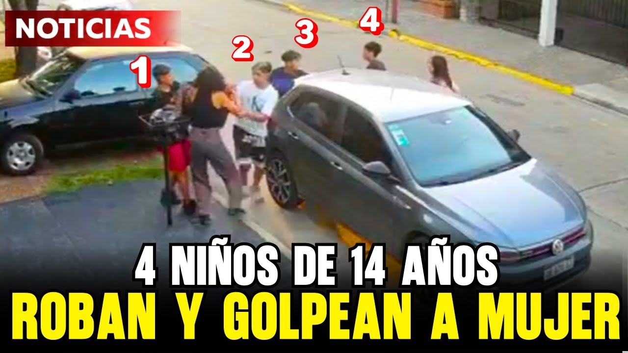 ¡IMPACTANTE!: Niños ROBAN y HUYEN a toda velocidad con el AUTO ROBADO | Captado en Cámara