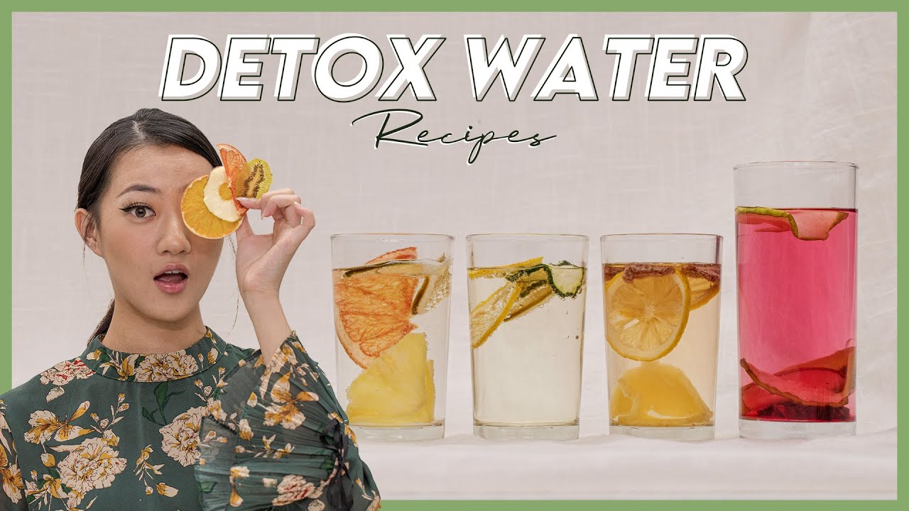 4 Detox water recipes | why you should start drinking detox infused water