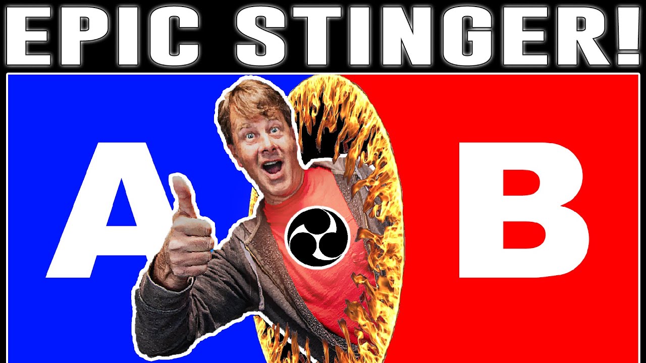 Create an EPIC Stinger Transition for OBS With FREE Software
