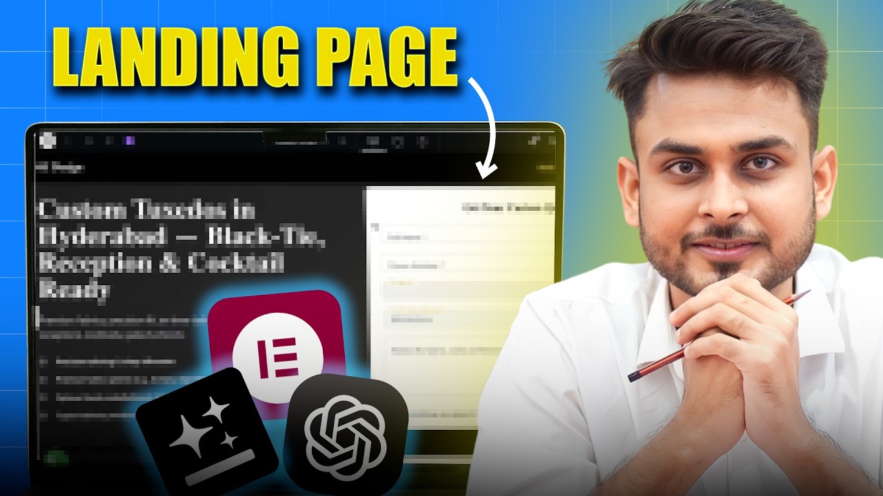 How I Build High Converting Landing Pages With AI - NO CODE (in 10 Mins) |Part 2| Aditya Singh
