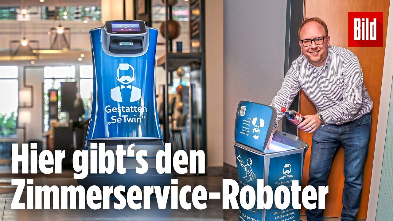 Dieser Roboter bringt dir die Snacks vor die Hotelzimmer-Tür | Test in Bochum