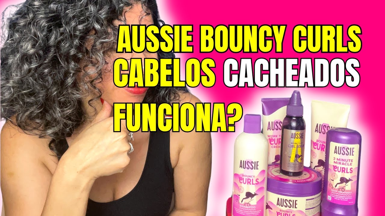 AUSSIE bouncy CURLS cabelos Cacheados (ENCARACOLADOS/ ONDULADOS) funciona?
