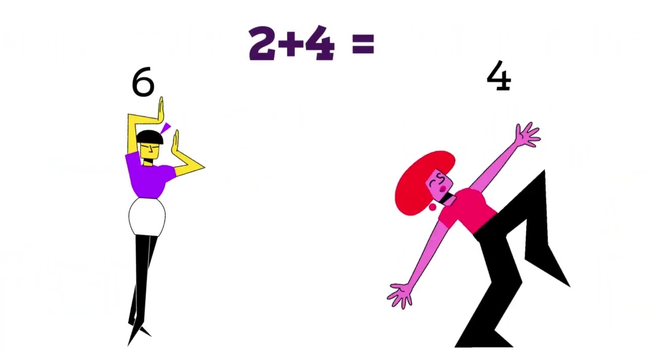רוקדים חשבון חיבור עד 10