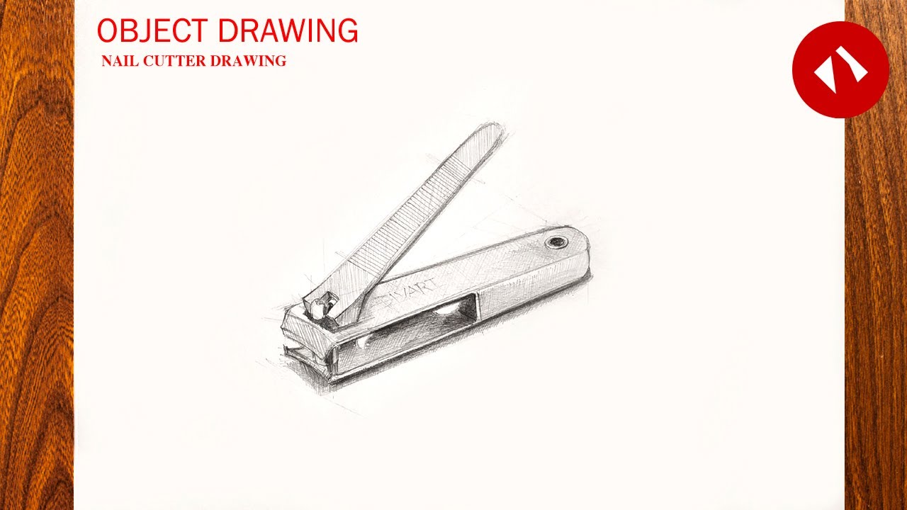How to Draw a Realistic Nail Cutter – Still Life Drawing Tutorial